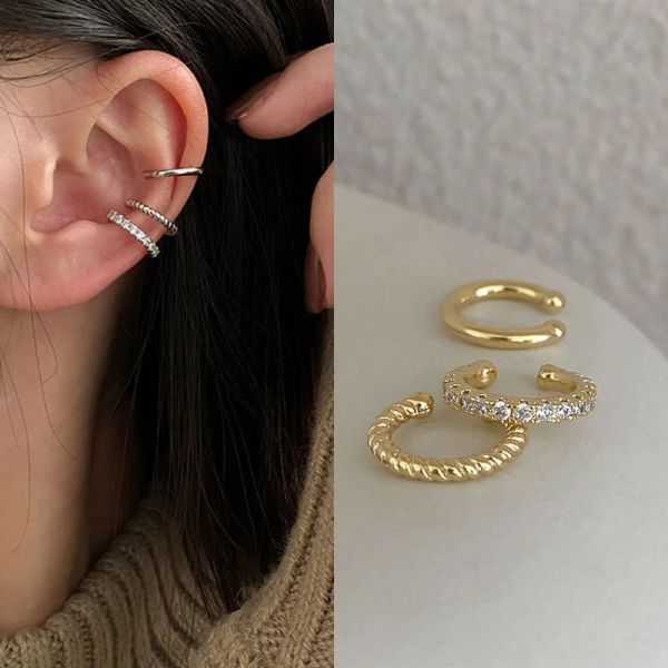 Orecchini auricolari in moda senza piercing orecchini a clip per orecchie non ciercing orecchini di cartilagine finta per donne gioielli 2022 regali