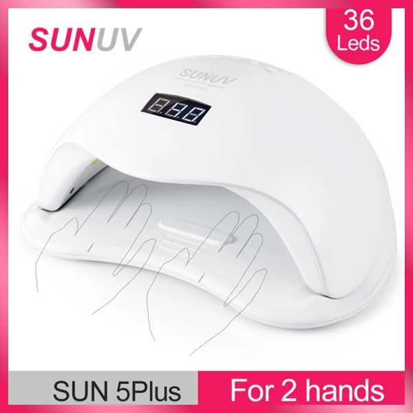 Kitler Sunuv UV LED lamba Sun5/ 5plus48w Tırnak Kurutucu Her Türü Küratörlük İçin Jel 99s Düşük Isı