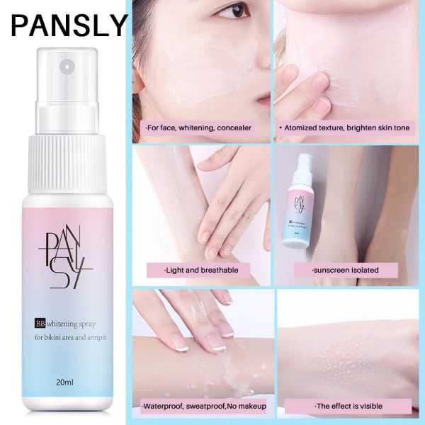 Cremes Pansly neu tragbarer BB Spray Lazy Cosmetics Whitening Feuchtigkeitsfeuchtigkeitsfeuchtigkeit