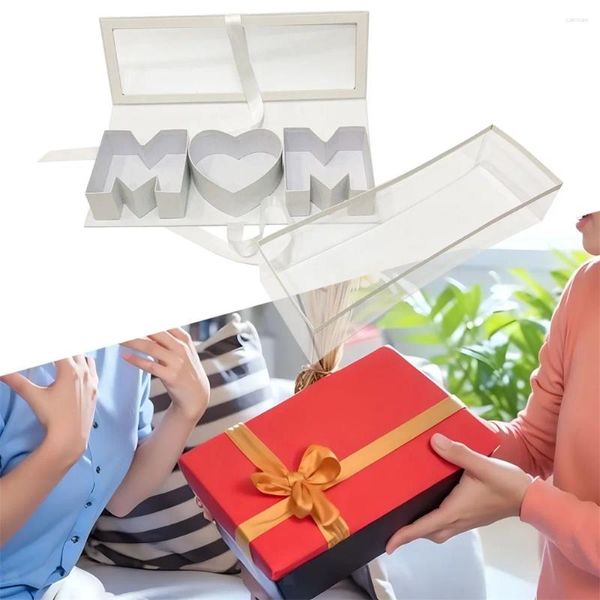 Confezione regalo per la festa della mamma fiore vuoto lettera di cartone di cartone festa piene di imballaggi a forma di decorazioni per la casa a forma di dropshipping