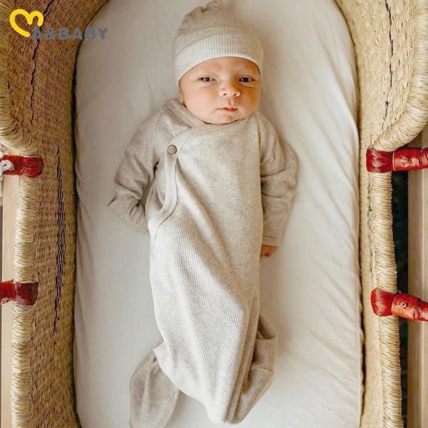 Setler Mababy 03m yenidoğan bebek kız erkek çocuk uyku tulumları yatak uzun kollu örgü bahar sonbahar yürümeye başlayan çocuk giyim