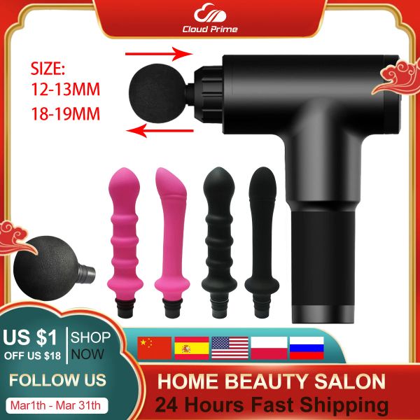 Massageador fáscia armas de massagem Cabeça de silicone de massage