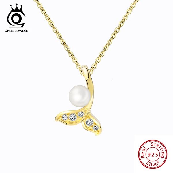 Orsa Jewels Elegant 925 Серебряная серебряная рыба