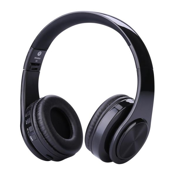 Fones de ouvido Bluetooth WH812 sobre os fones de ouvido sem fio da cabeça de EAR HIFI com Mic 3D Music Monitor Headset Gamer Support SD Card para Phone6266481