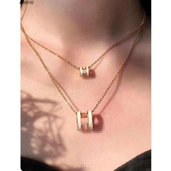 H Brief Anhänger Halskette Designer Gold Luxusschmuck für Frauen Herren Frau Charm Kette Mutter Lehrer Geschenk