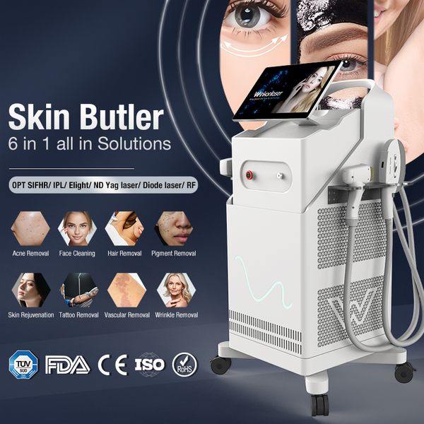 ND YAG Laser Tattoo Rimozione Macchina Opt Shr Shr Fast Youval IPL Ringiovanimento RF Skin Stringing Beauty Equipment