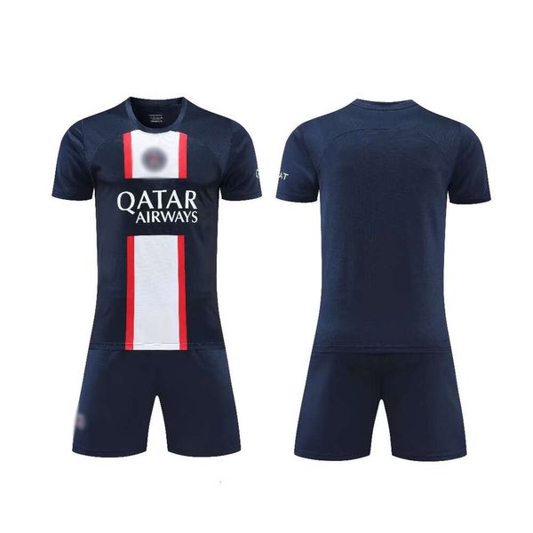 Футбольные майки мужские спортивные костюмы 22-23 бар L S King M Home и Away Club Football Kit для командных комплектов, детской одежды для взрослых, размер 14-2