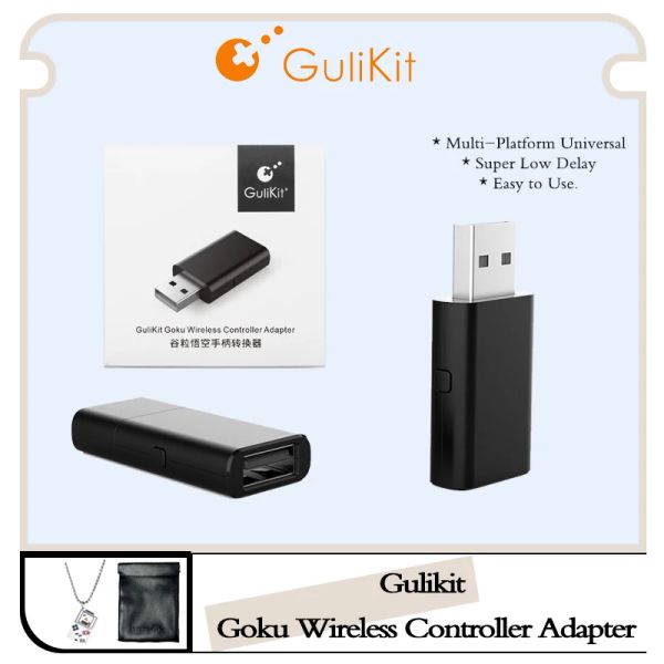 Versorgt Gulikit NS26 Goku Wireless Controller Adapter für PC/Switch/PS4/Xbox One/Series X/S für Gulikit/Switch Pro/Xbox One Controller