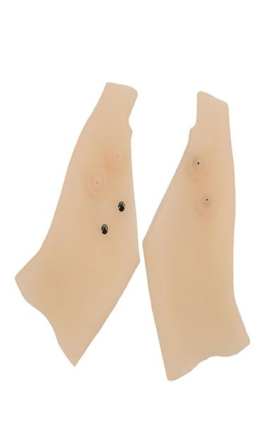 Luvas de silicone terapia magnética anti -entorse de punho de punho de punho de pele cor de pele branca tampa 3 5xSyd12457104