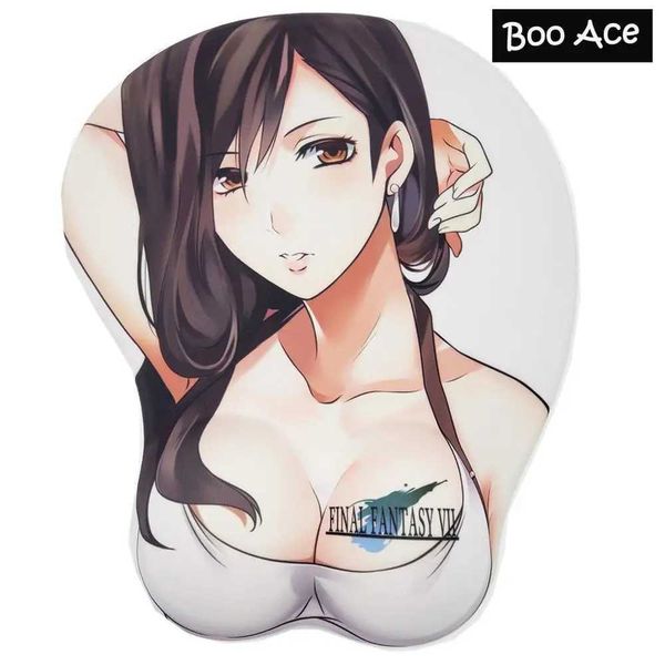 Mouse pads Pulseira TIFA Sexy Breast Boob Oppai Mouse Pad Y240423