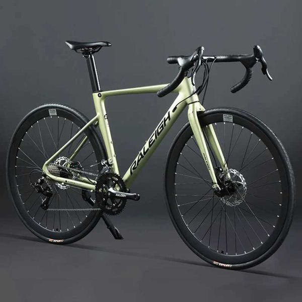 Bike in lega in alluminio in lega di bici da corsa in bicicletta barre dritti 24 velocità 27 velocità 30 velocità 700c y240423