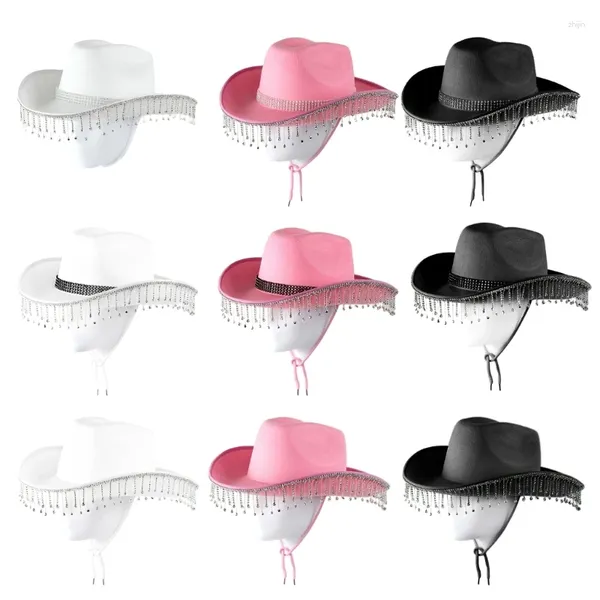 Berets Cowboy Hat Женские аксессуары для вечеринки для взрослых дикие оптовые