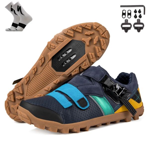 Calçados calçados mass sapatos mtb sapatos de ciclismo respirável com chuteiras SPD Conjunto de tênis da estrada de cascalho da montanha para masculino 3950 TB169