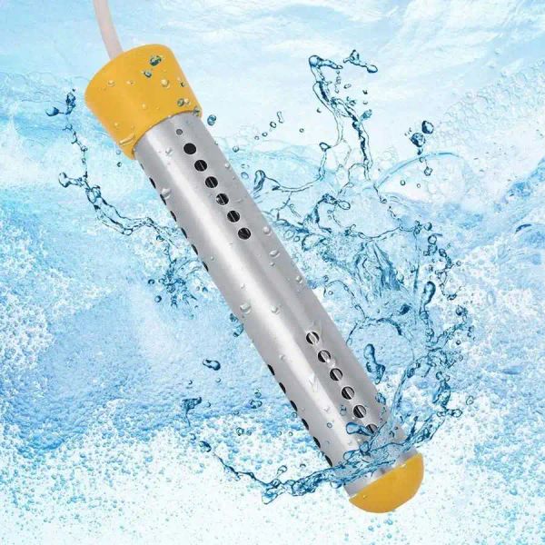 Aquecedores Aquecedor de água elétrica 1500W 220V IMERRAÇÃO Aquecimento de água para piscina Banho de banho em casa Haste de água quente Haste