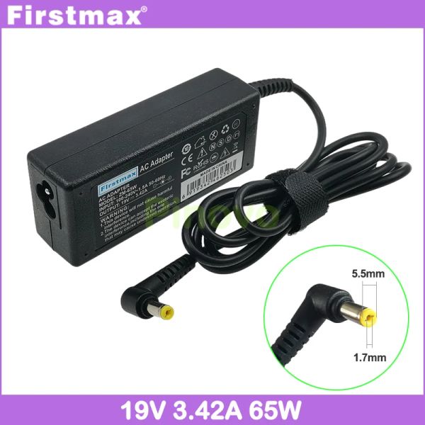 Ladegeräte 65W AC -Adapter -Ladegerät für Acer Aspire MS2346 MS2347 S3331 S3371 S3391 S3471 S3951 R3571 Universal Notebook Netzteil Versorgung