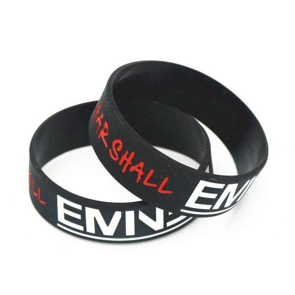 Armbänder 1pc Heißverkauf Eminem Armband The Marshall Mathers LP Silicon Armband Gummi -Brazelets Musics Fans Geschenke Sh184