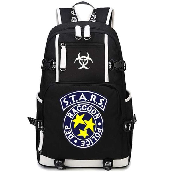 Stars Backpack Danger Badge School Tasche WaCcoon P Dep Daypack Game Computer Schoolbag Outdoor Rucksack Sport Day Pack7976704