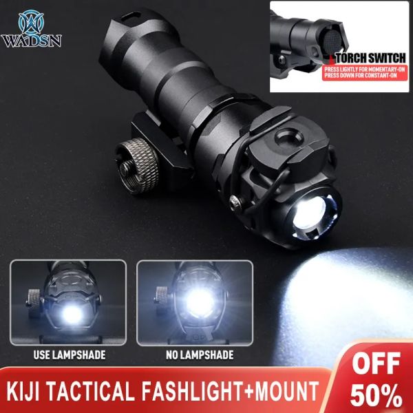 SCOPES Wadsn Metal Taktik İzci Işık Kiji K110 Derece El Feneri