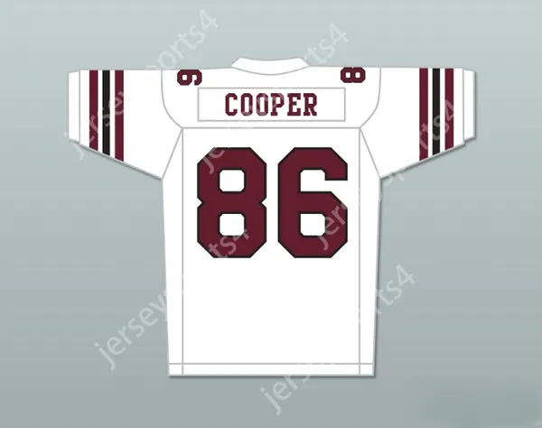 Пользовательский номер number number mens Youth/Kids Hayes Macarthur Kyle Cooper 86 Boston Rebels Away Football Jersey включает в себя лигу Patch Top Shinted S-6xl