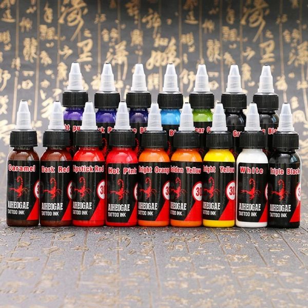 INKS 1PCS 30ML/garrafas TATTOO PIGMENTES INCES