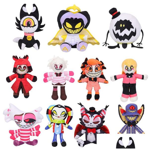 Animali di peluche imbottiti Nuovo Hazbin El Extremel Evil Boss Bambola periferica Gift Hell Inn Clown P Toy Drop Drop Delivery Gifts Dhbnw