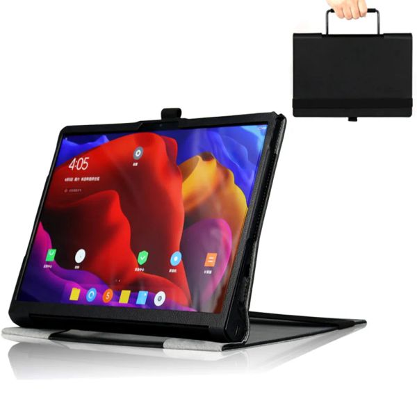 Stage per Lenovo Yoga Pad Pro 13.3 Tablet Case Piegale Porta Porta Lichee Modello PU PETURA PER LENOVO YOGA PAD 11 Proteggi Shell