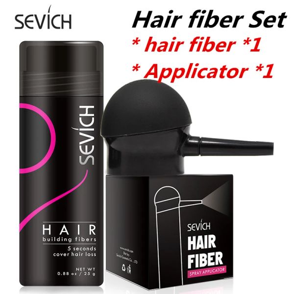 Shampookonditionierer Keratin Haarfaser Applikator Haarbau Fasersprühpumpe Styling Farbe Pulver Erweiterung Verdickung Haarwachstum 2pcs