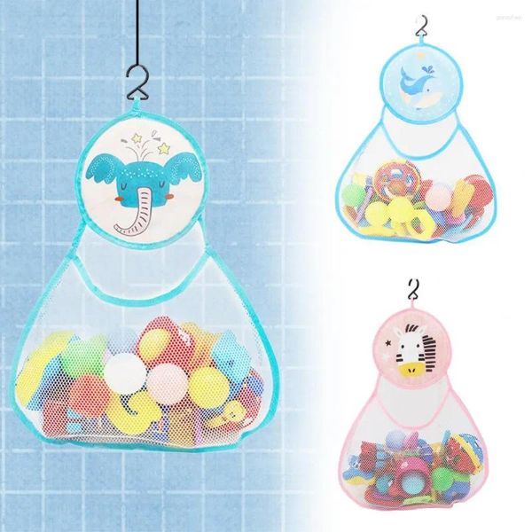 Bolsas de armazenamento transparentes de banheira de bebê conveniente Bath Bath Bath Bath Cartoon Padrão Animal Padrão de Banheiro