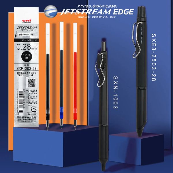 Pens Japão UNI RECILLE SXR203 Série de óleo de óleo médio Reabilitação SXE32503/SXN1003 oleoso 0,28mm/0,38mm