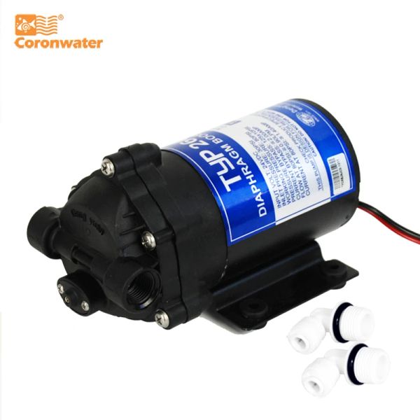 Очистители Coronwater 100GPD Filter Filter RO Booster Pump 2600NH для увеличения давления системы осмоса обратного осмоса