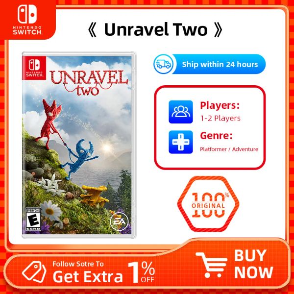 Offerte Nintendo Switch Game Unrave Two Games Cartidge Physical Card Adventure per Nintendo Switch Oled Lite