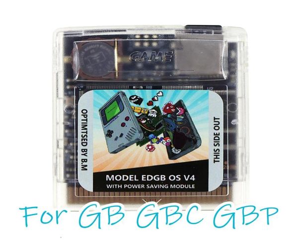 Cartucho personalizado China Versão 2700 em 1 cartão de jogo de remix de EDGB para GB GBC GBP Gameboy Slot Game Console3048846