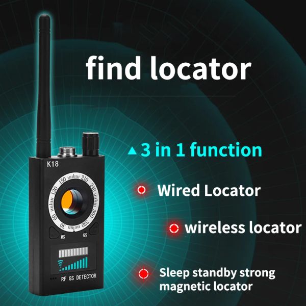 Detector K18 GPS professionale/Bug antispy Hidden Camera RF Rilector