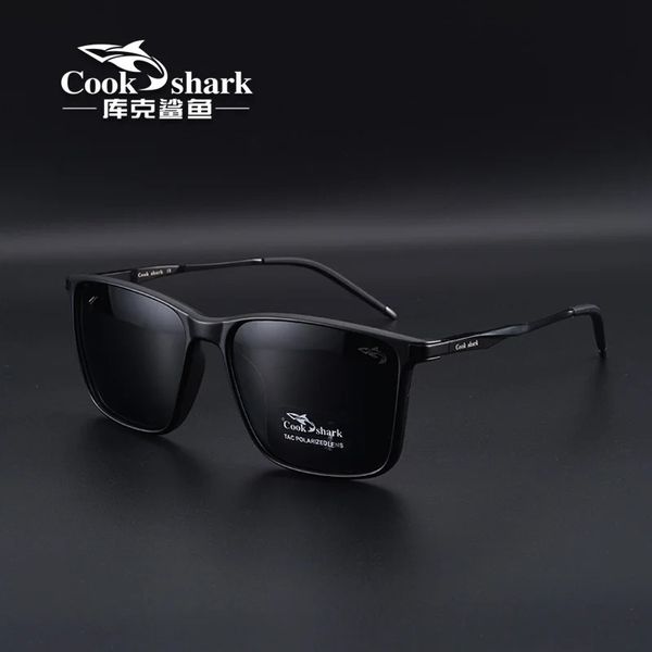 Cook Shark Polarized Omplani da sole da sole Occhiali da sole da donna UV Protezione UV Guida per gli occhiali da colore speciale Personalità 240410