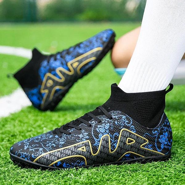 American Football Shoes Sociedade masculina Boot Bot Artificial Futsal Hall Esportes ao ar livre Futebol infantil para crianças