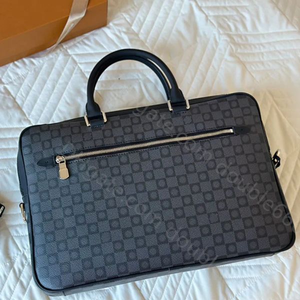 Sacca per laptop per laptop in pelle maschile classica borsa a tracolla borsetta di moda casual borse traverse designer di lusso borse da lavoro business borse da lavoro