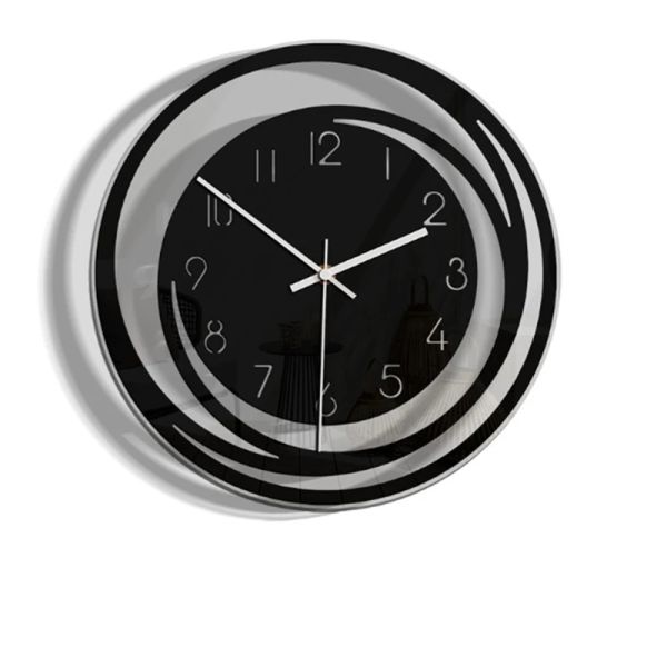 Orologi Creative Home soggiorno decorazione per orologio da parete acrilico Modelli di esplosione minimalista orologio trasparente in stile nordico