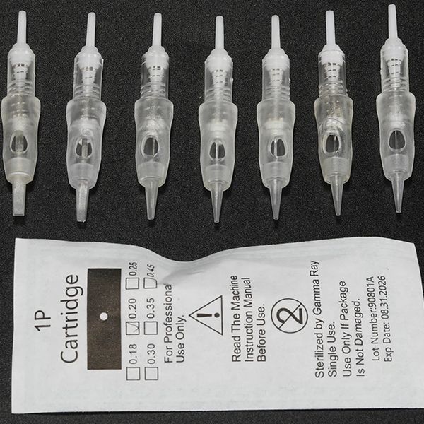 Ago per cartuccia da tatuaggio usa e getta per labbra per sopracciglia 1R 2R 3F 5F 5F Accessori per trucco permanente sterilizzato per microblading 240422