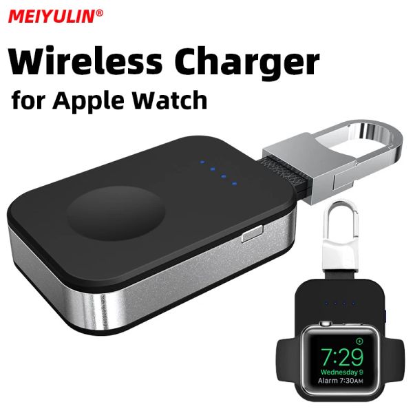 Chargers 950MAH Magnetic Power Bank Wireless Caricatore per iWatch 8 7 SE 6 5 4 3 Stazione per dock di carica portatile per Apple Watch Battery Pack