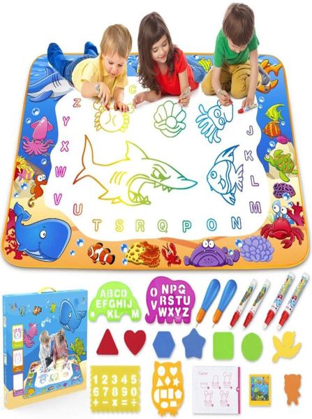 Toyk Aqua Magic Mat Kids Malerei Schreiben Schreiben von Doodle Board Toy Color Doodle Matte Bringen Sie Pens Educational Toys für 3 42861625