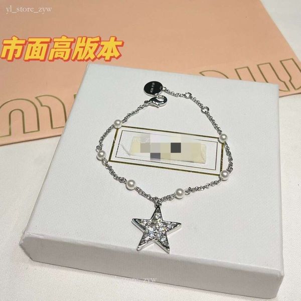 MUI MUI Necklace Women Home Diamond Full 925 Orecchini d'argento Acqua Orecchini di alta qualità Orecchini MUI Orecchini MUI Collarta Bracciale Collaro Necklace 2023