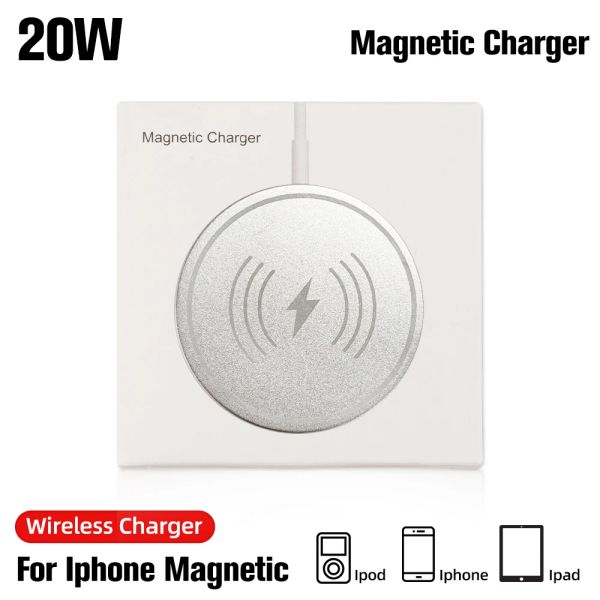 Chargers 20W Magnetic Wireless Charger Pad Stand Stand Fast Charging Station Chargers qi para iPhone 14 13 12 Pro Max mini AirPods Pro USB A PD