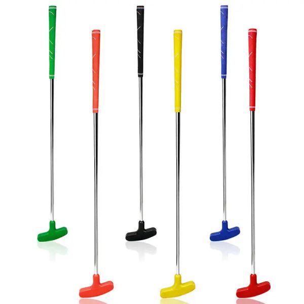 Kulüpler 10 PCS Kalite Garantisi Özelleştir Boyut Mini Golf Kulüpleri De Golf Putter ile Çelik Şaft ve Kauçuk Kafa Kavrama