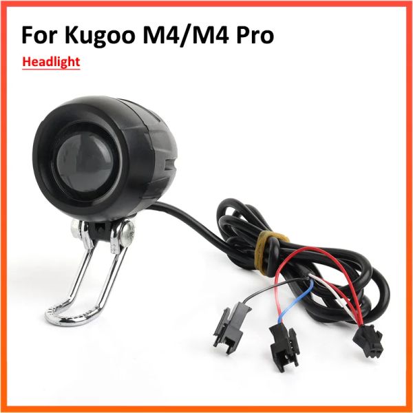 Luci per faro Kugoo M4 /M4 PRO Scooter Electric Light Light Light With Horn Bell 2 In 1 Ebike Light Parts