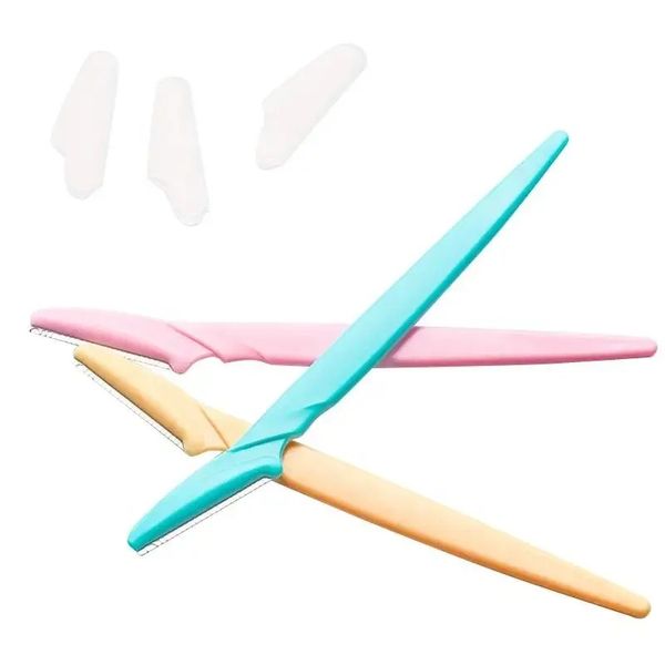 NEU 2024 1PCS Augenbrauen Trimmer Make -up -Werkzeuge sichere Augenbrauen Rasiermesser Gesicht Körper Haarentfernung Rasierer Blätter Frau Augenbrauen formen Messerschicke Augenbrauen