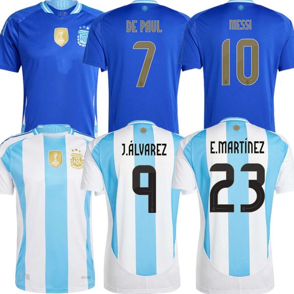 Fußballtrikot 2024 Copa America Neue Thai -Version Argentinischer Fußballverein Fußball Trikot