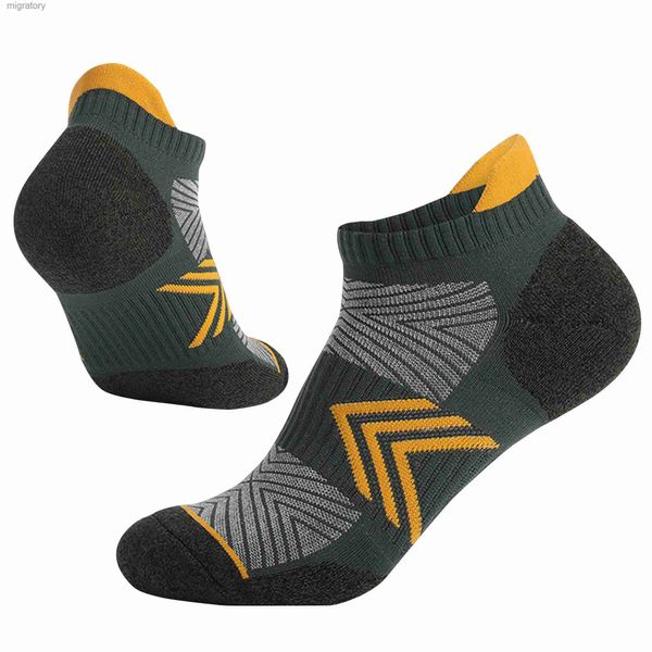Herrensocken Herren dick atmungsaktive kurze Socken kämmte Baumwoll-Freizeitsocken für Sportrowwettbewerbe den ganzen Tag über hochwertige YQ240423