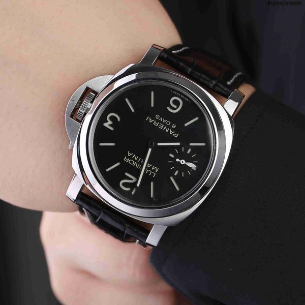 Дизайнерские часы высокого класса для серии Peneraa серии восьмидневной цепи механические мужские часы PAM00510 Оригинал 1: 1 с настоящим логотипом и коробкой