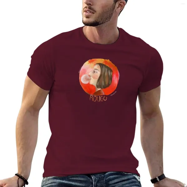 Herren Tanktops Red Movie T-Shirt übergroß