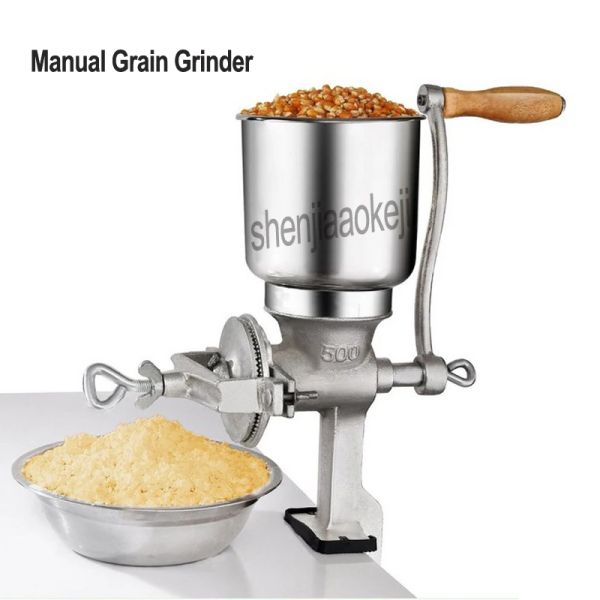 Grinders Cradas de grãos à mão Grier de milho de soja amendoim Rice Máquina de granulação de restaurante Cereais Grinder 1pc